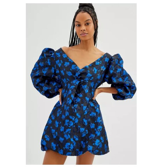 Sister Jane Dresses & Skirts - Sister Jane Robe Mini Bouffante Margot Floral Jacquard